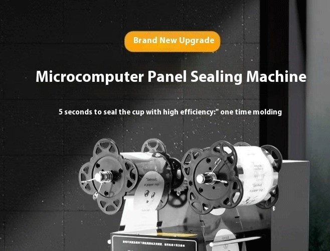 Cup Sealing Machine for Milk Tea Shops Fully Automatic Film Sealing Machine