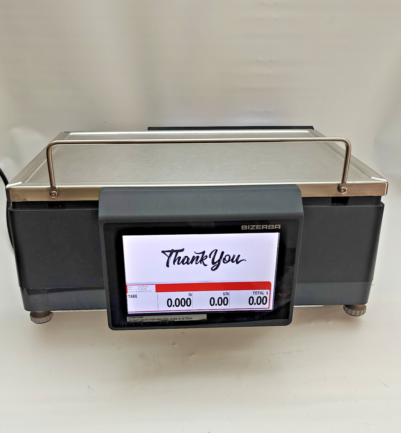 Bizerba XC-100 Commercial 30 lb Touchscreen Digital Scale w/WiFi & Printer