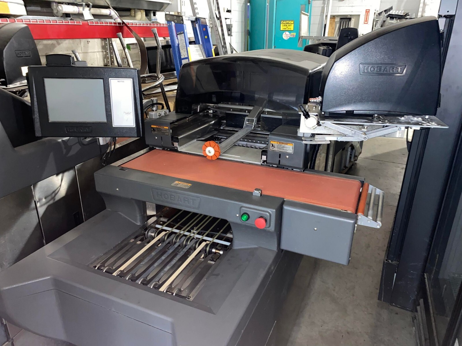 HOBART AUTOMATIC MEAT WRAPPING MACHINE MOD# AWS SUPER MARKET MEAT PACKAGING