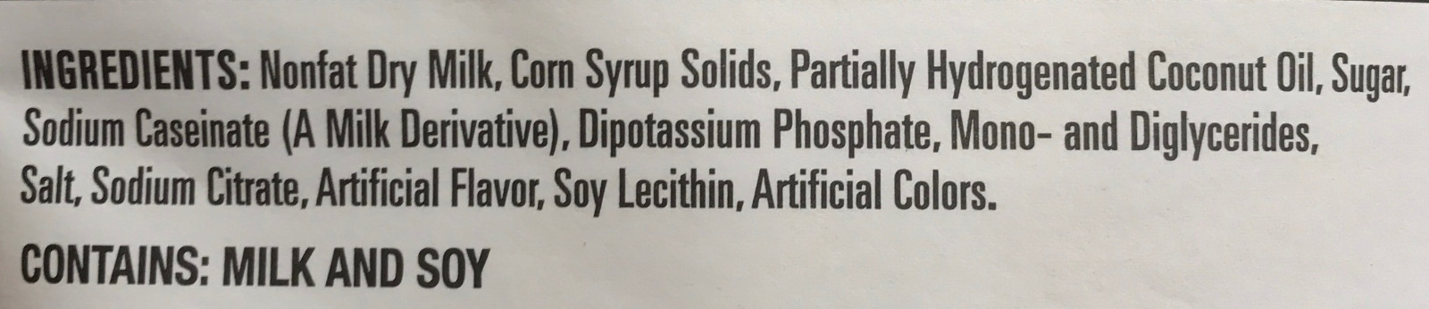 FROTHY CAPPUCCINO TOPPING 1- 1lb BAG FARMER NONE DAIRY POWDER MILK