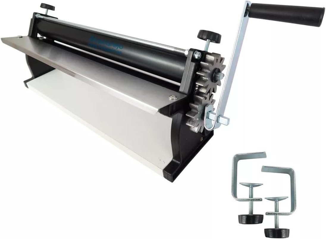 18-Inch Pizza Dough Roller Machine with Hand Crank – Pasta Maker, Dough Sheeter