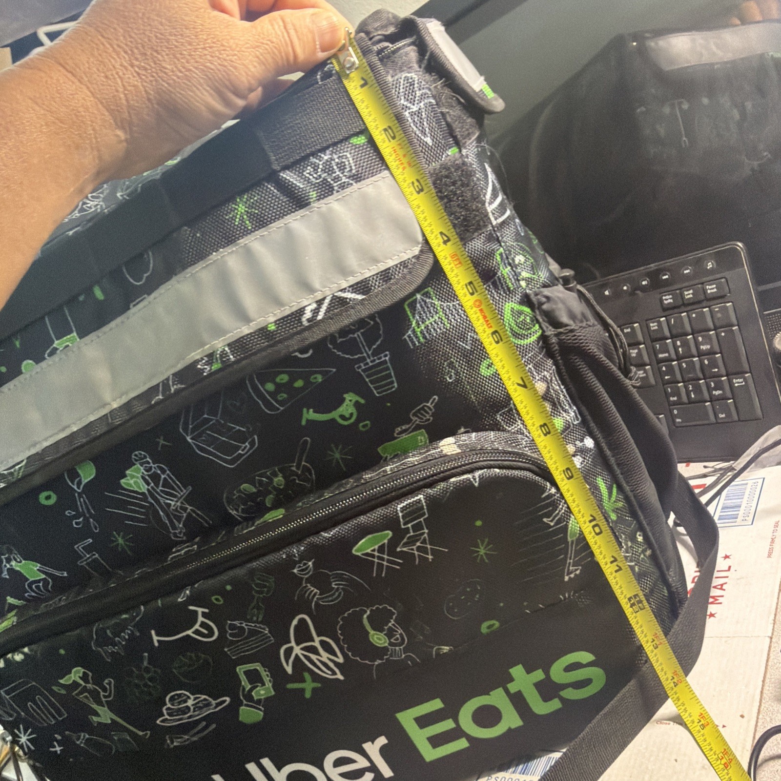UberEats Limited Edition Artist Series Delivery Bag BackPack W/ Door Dash Bag