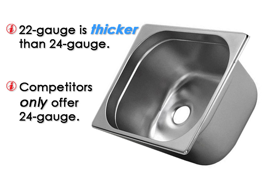 Concession Sink 4 Compartment Portable Food Truck Trailer 3L+1S Handwash Faucets