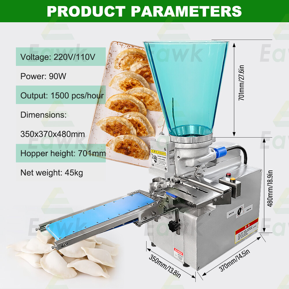 Semi Automatic Fried Dumpling Machine Gyoza Samosa Empanada Making Machine
