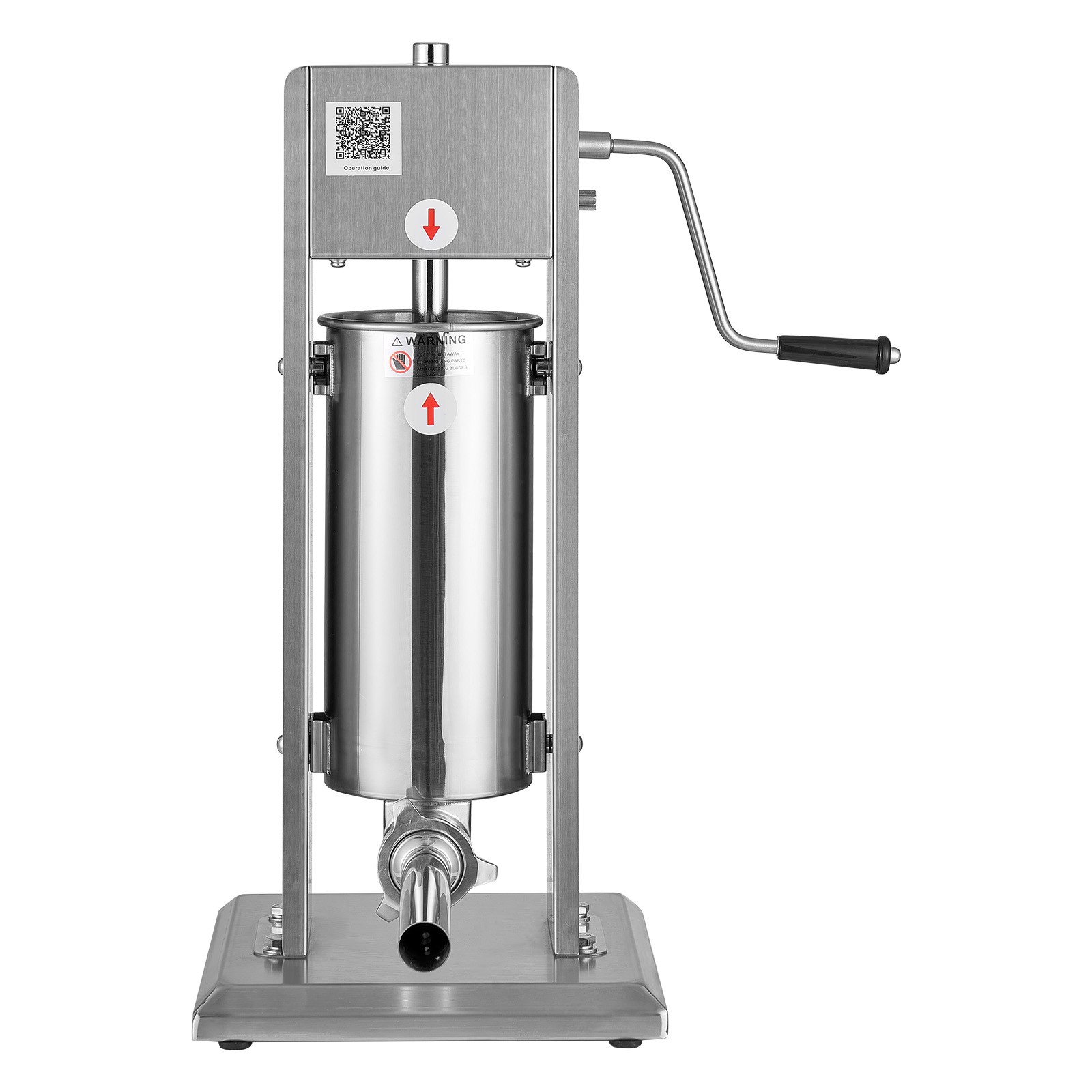 VEVOR Manual Sausage Stuffer 11 LBS / 5 L with 5 Tubes for Commercial & Home