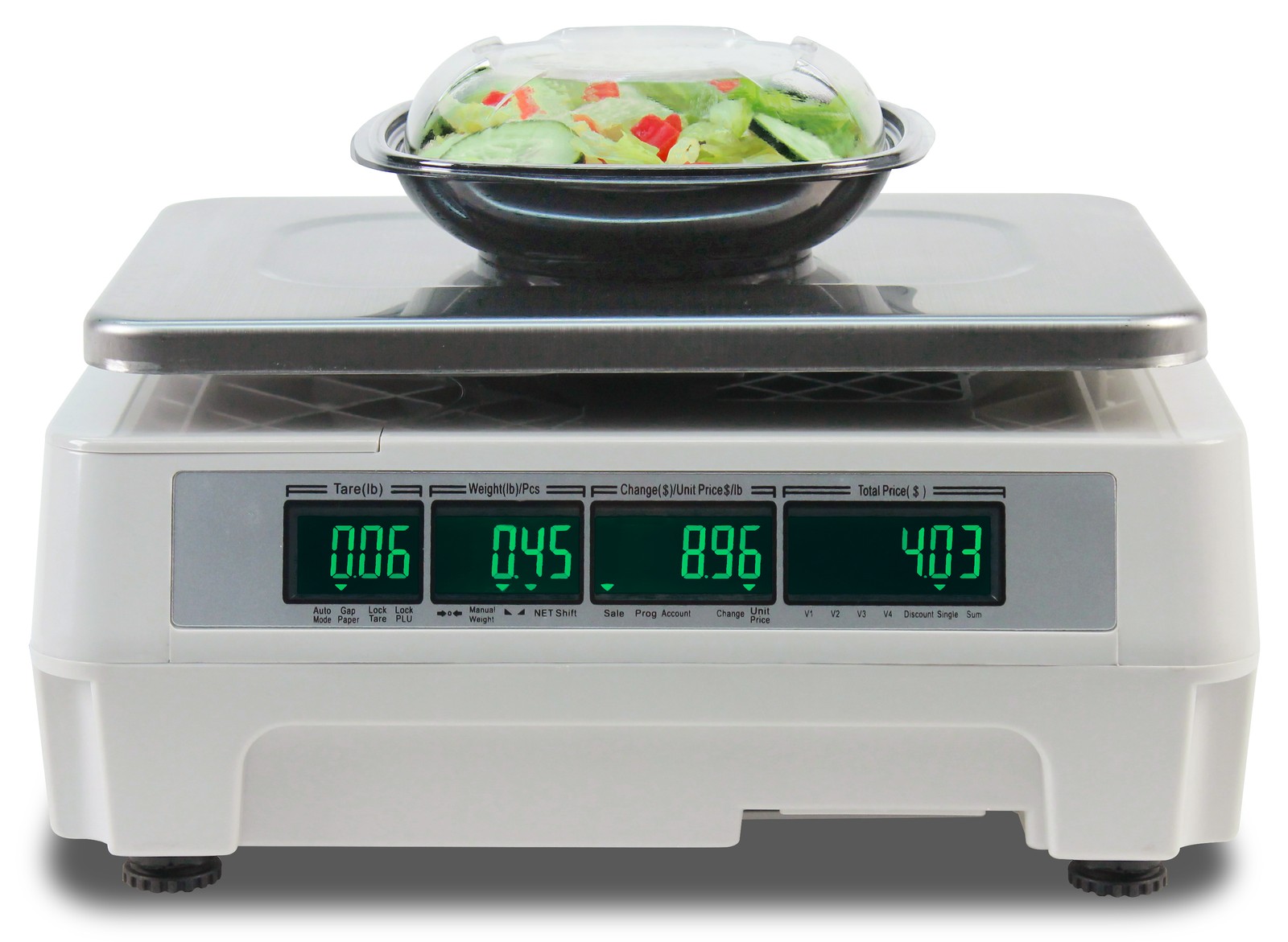 Detecto, DL1030P, Deli Scale with Integral Printer & Tower, 30lb x 0.01lb, NTEP