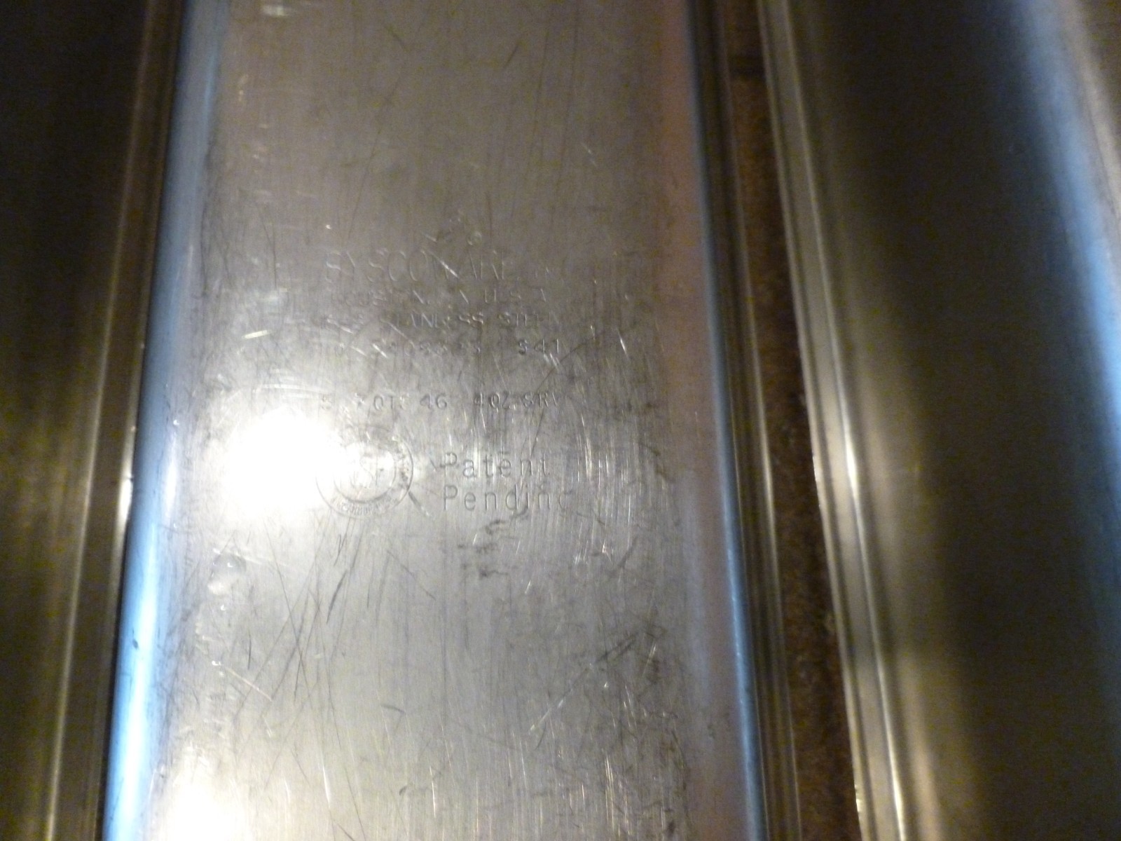 4 Stainless Steel Steam Table Pans 1 Vollrath – 3 Syscoware 20 3/4 x 6 1/4″ x 4″