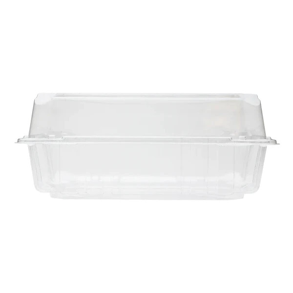 Karat 8»x8» PET Plastic Hinged Containers – 250 ct, FP-HC88PET-1C