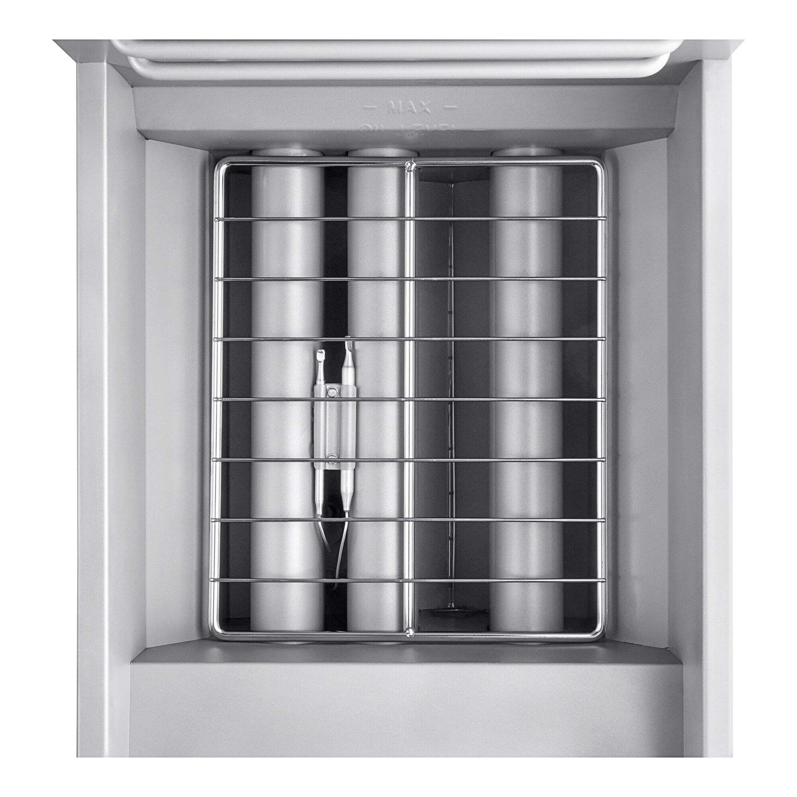 Natural Gas 40 lb. Stainless Steel Floor Fryer with Casters – 90,000 BTU