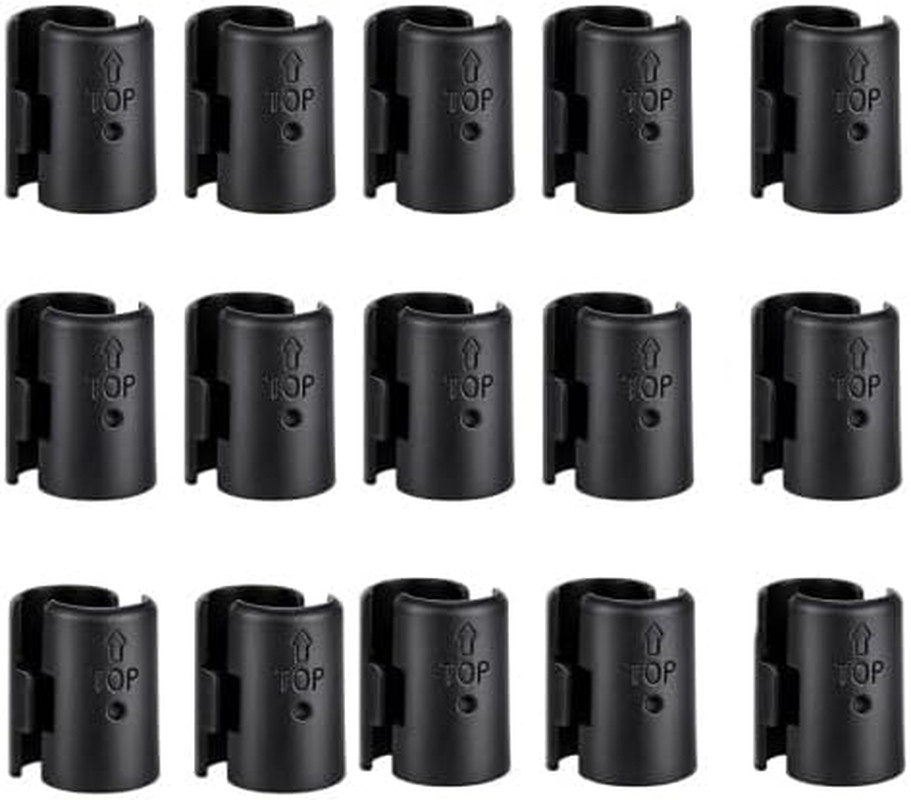 30 Pcs15 Pair Wire Shelf Clips for 3/4 Inch Post Universal Metal Shelving Acc.