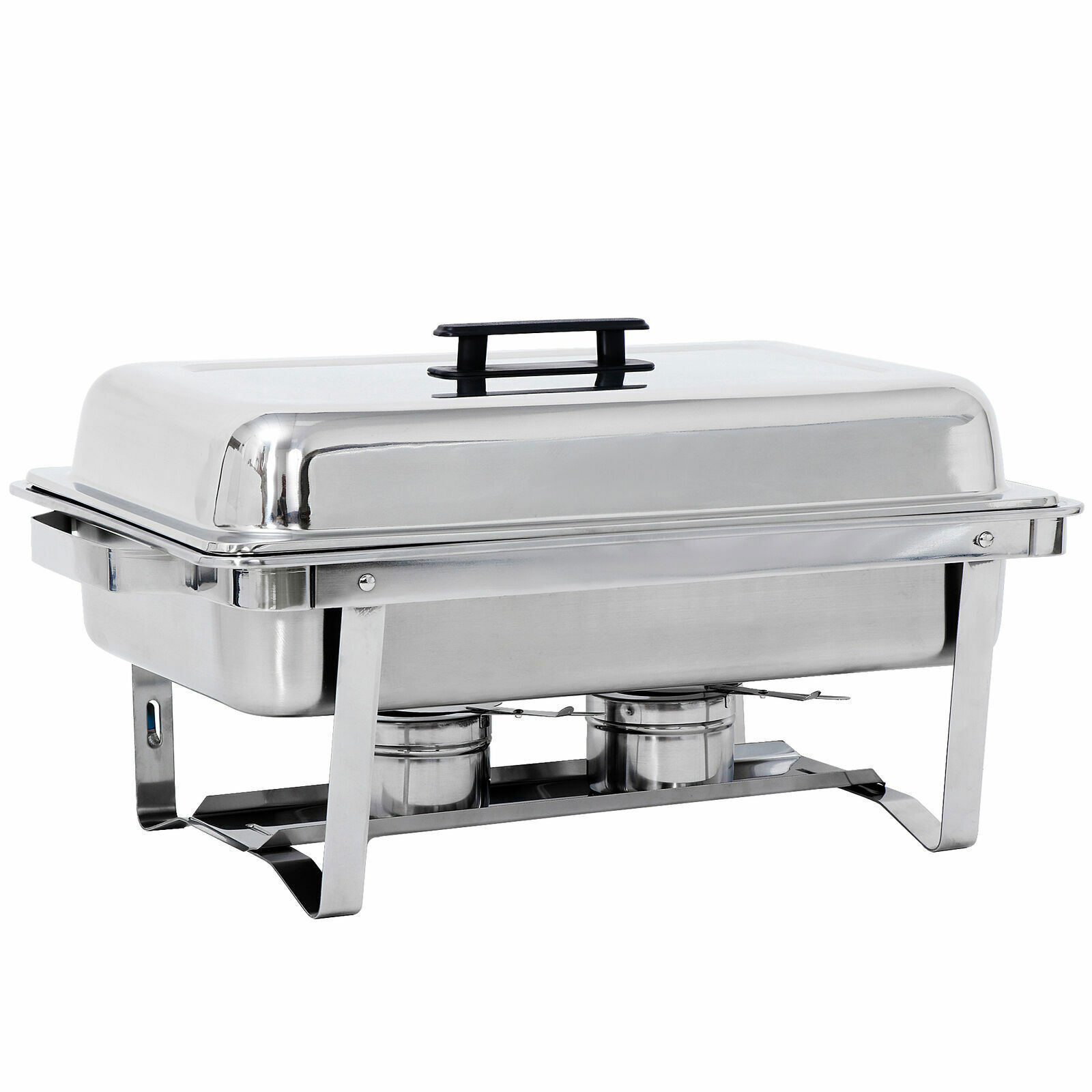 6 Pack 8QT Chafing Dish Wedding Buffet Stainless Steel Chafer Catering Full Size
