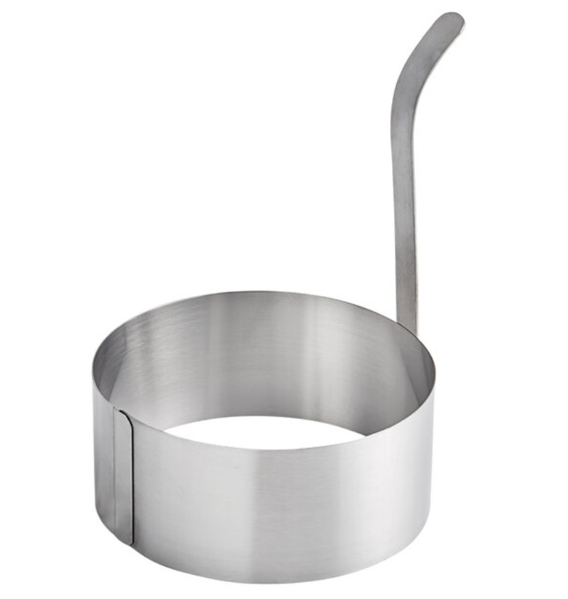 8″ Stainless Steel Round Funnel Cake Deep Fryer Frying Mold Ring NEW