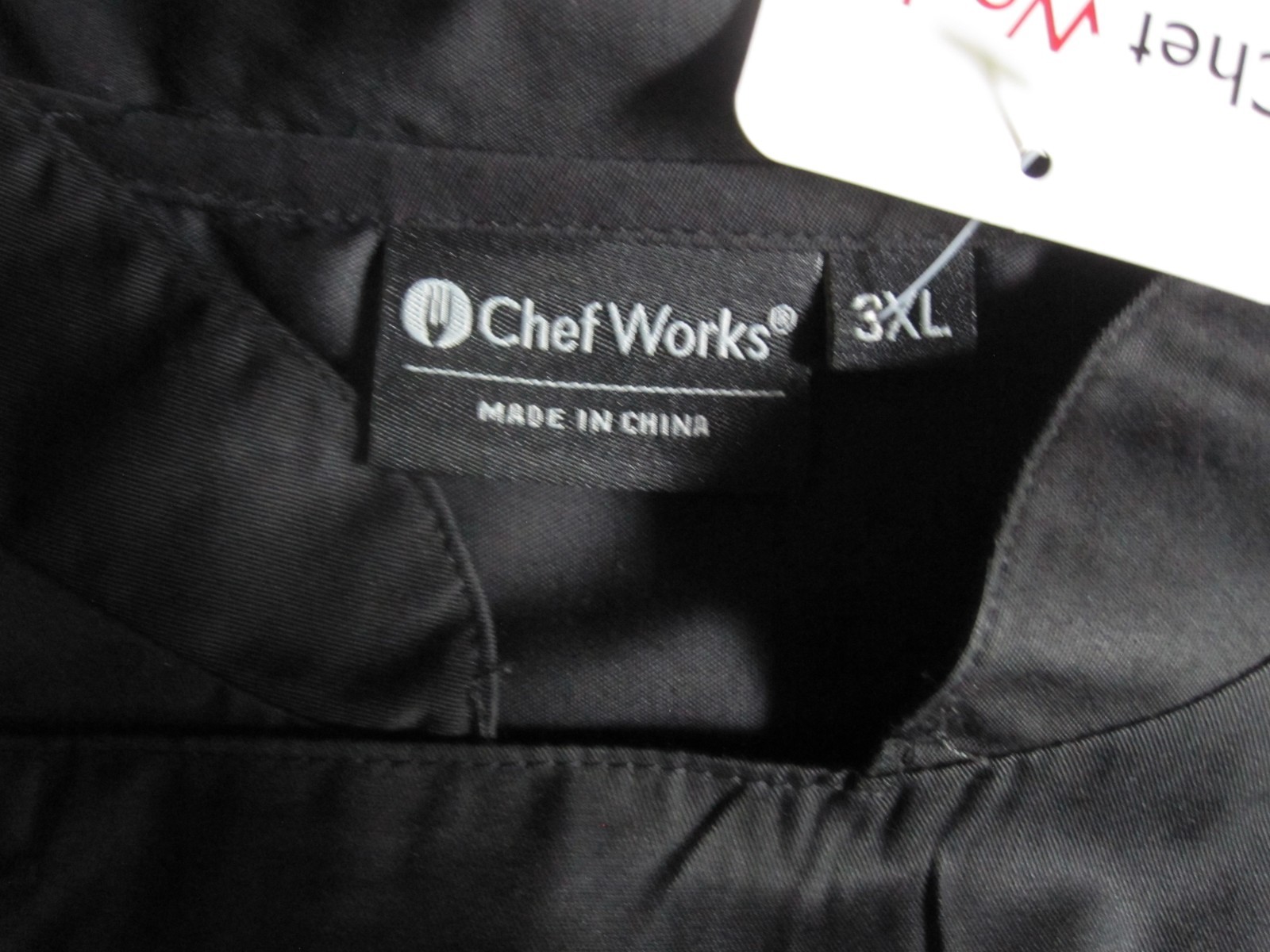 Chef Works S100 Black Chef Shirt Top Size 3X New NWT