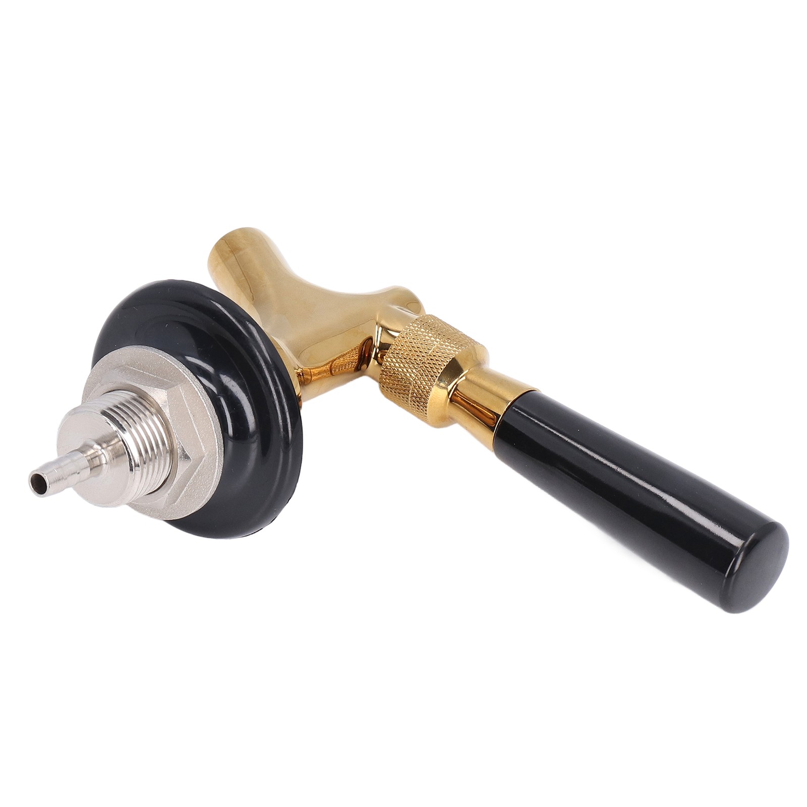 Beer Faucet Polished Brass Stainless Steel Draft Beer Tap Complete Kit