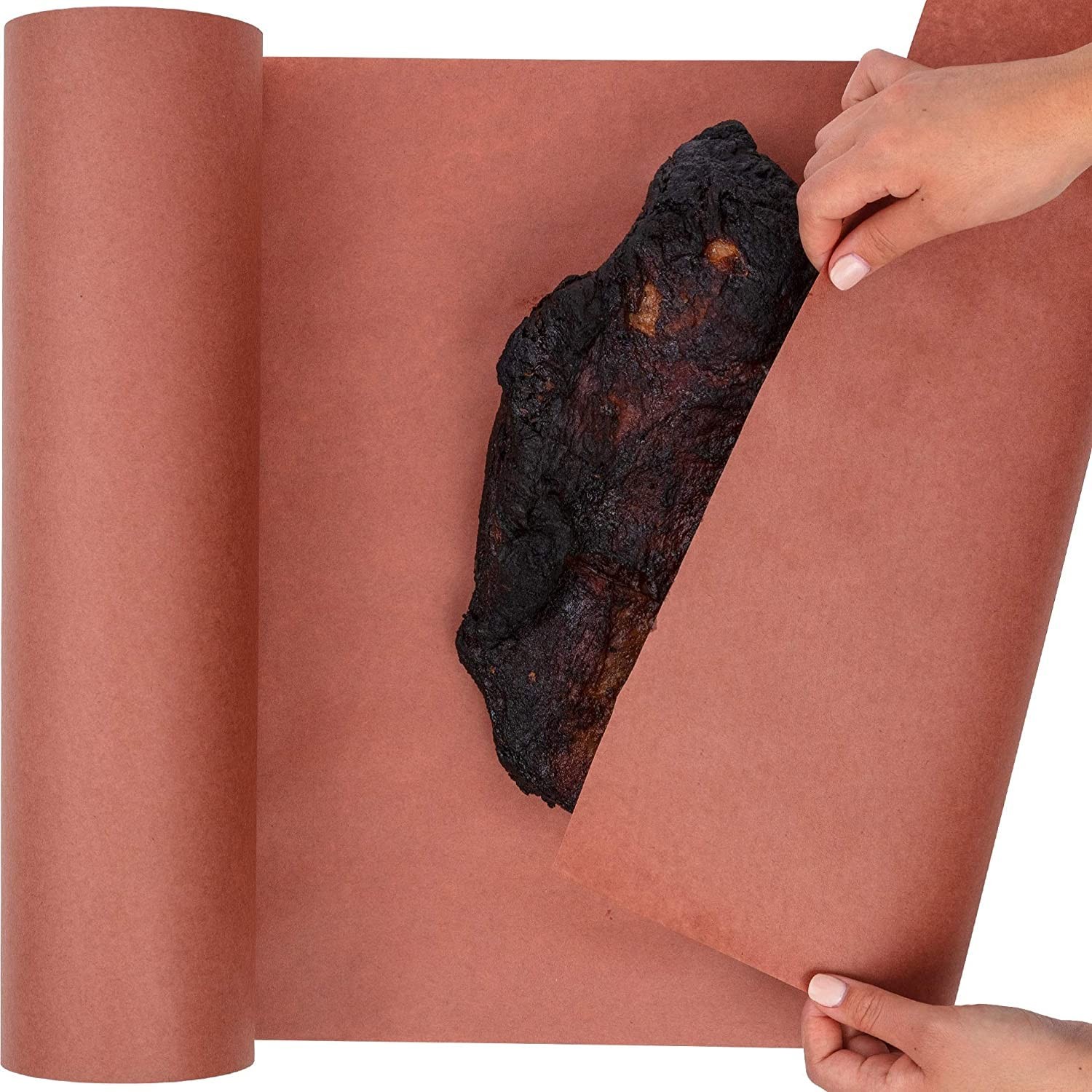 Pink Butcher Paper Roll 24″ x 200′ Food-Grade for BBQ and Smoking Meat