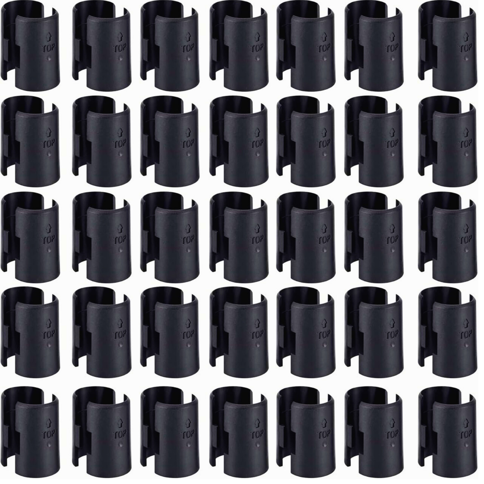 Wire Shelf Clips,50-Packs Wire Shelving Shelf Lock Clips for 1″ Post Shelvings