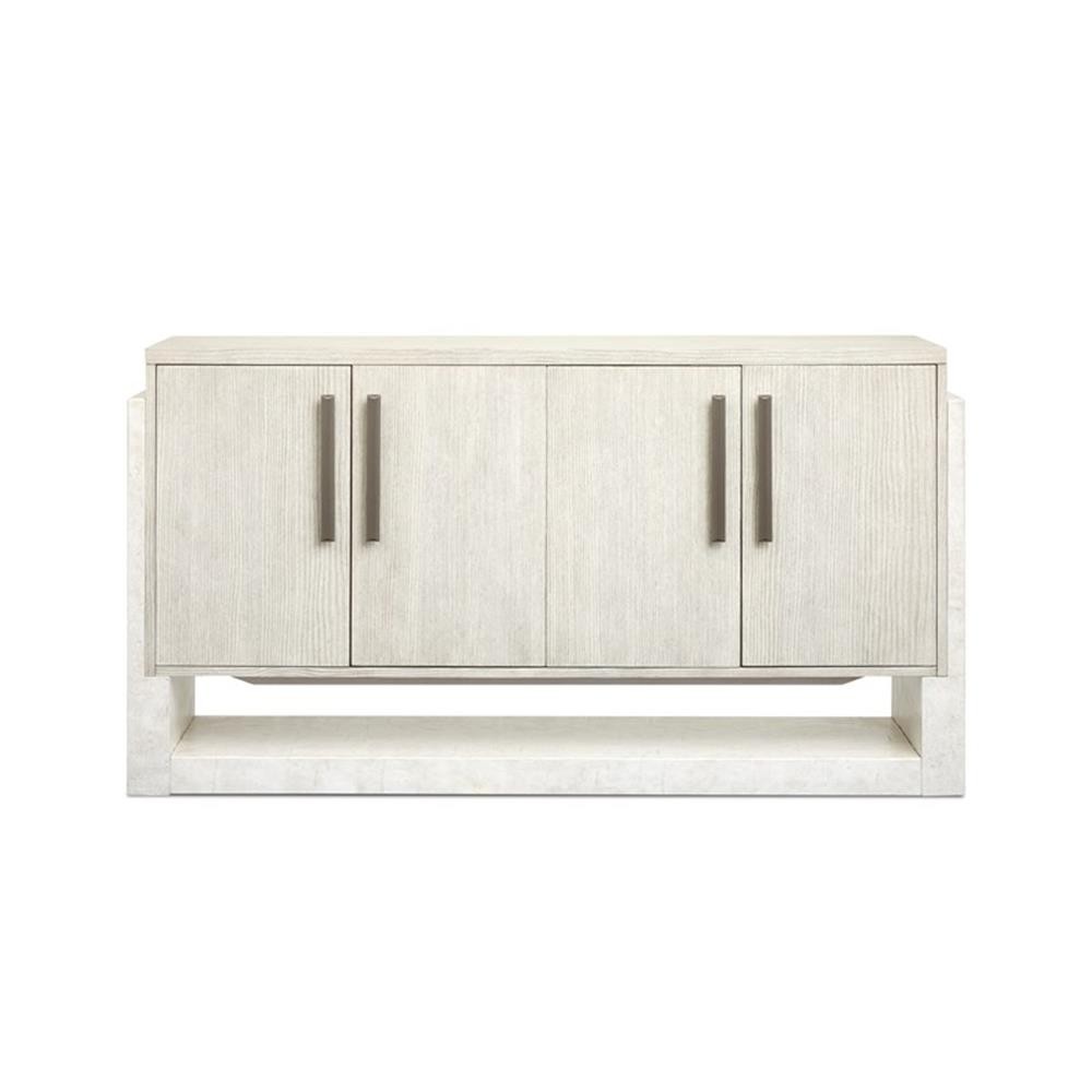 Bowery Hill Server in Misty Cloud With Wine Storage and 150 lb Capacity
