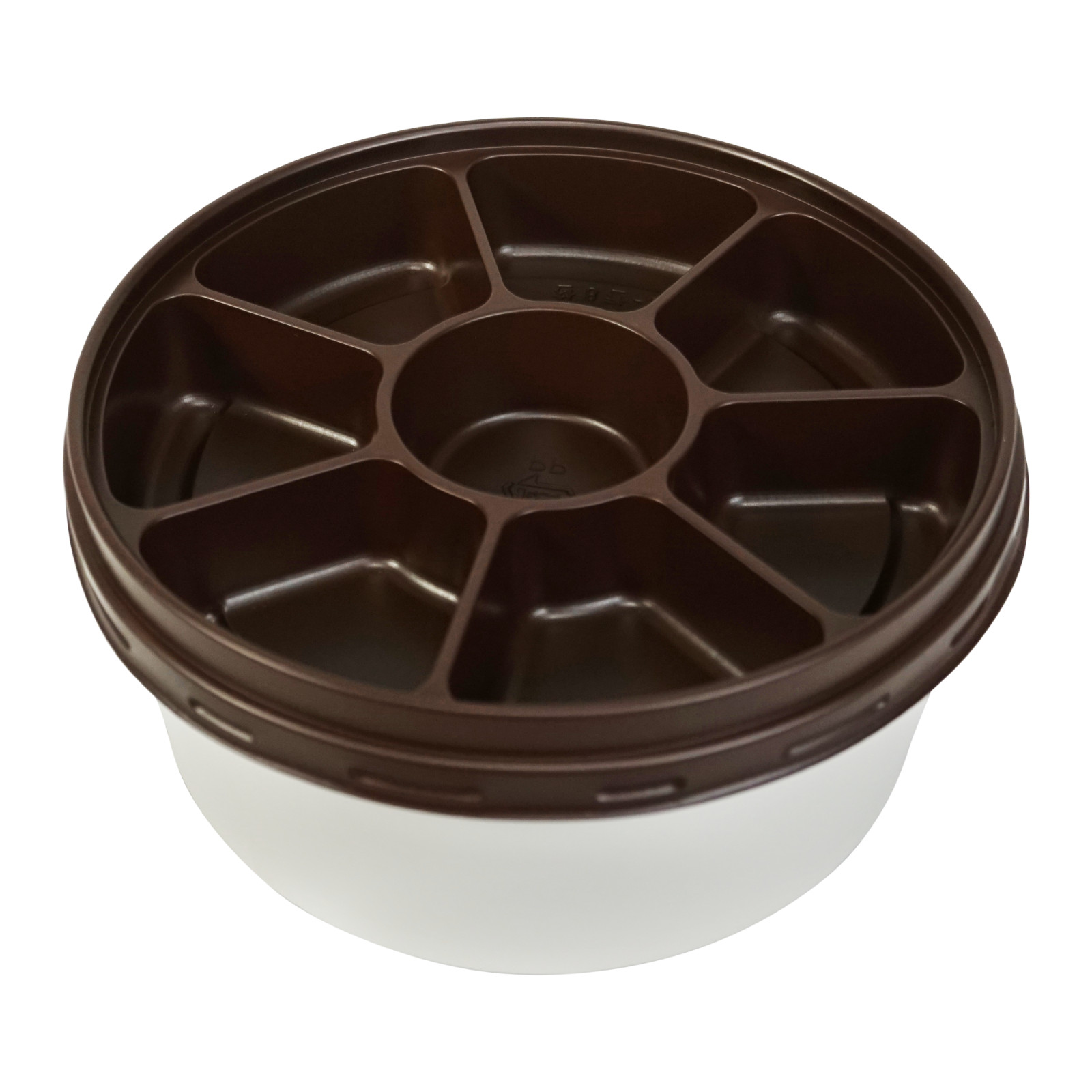 Korean Bibimbap Bowl Set w/Lid 7″x7″x3″ PP Bento To Go Box 50/100/300