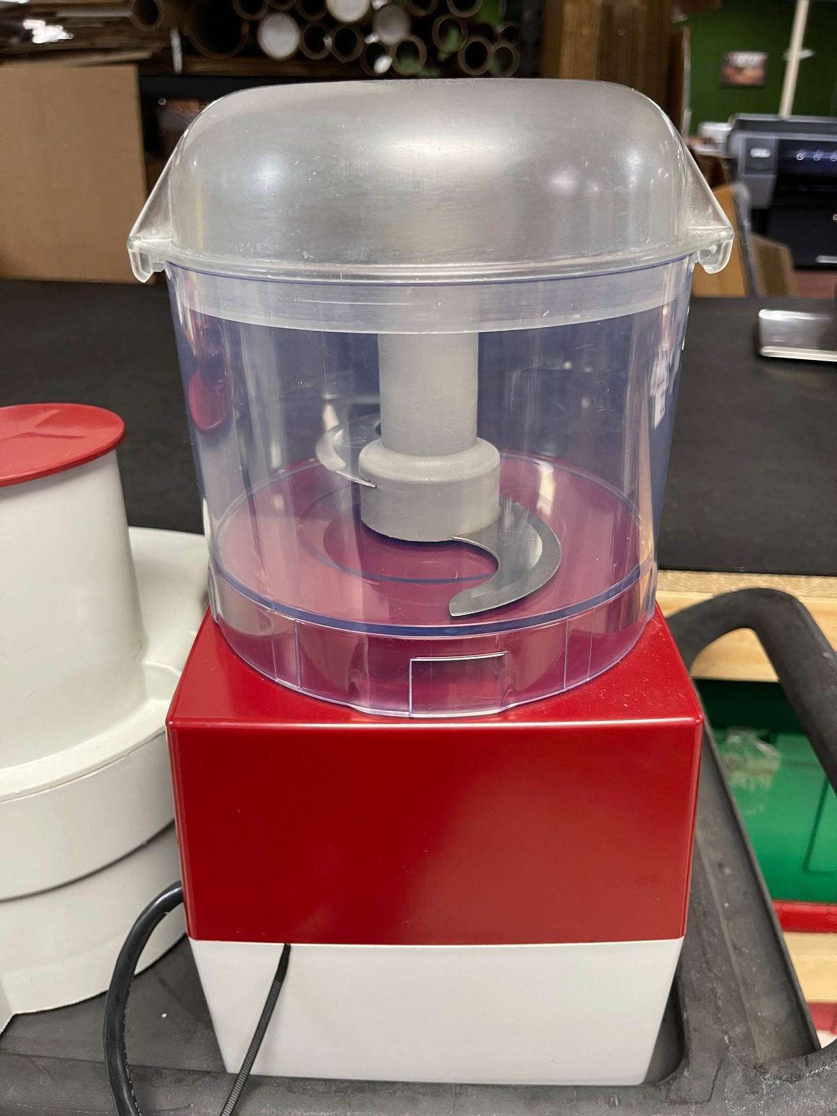 Used Robot Coupe R2 DICE 3qt Food Processor with Continuous Feed and 4 Disc – BB