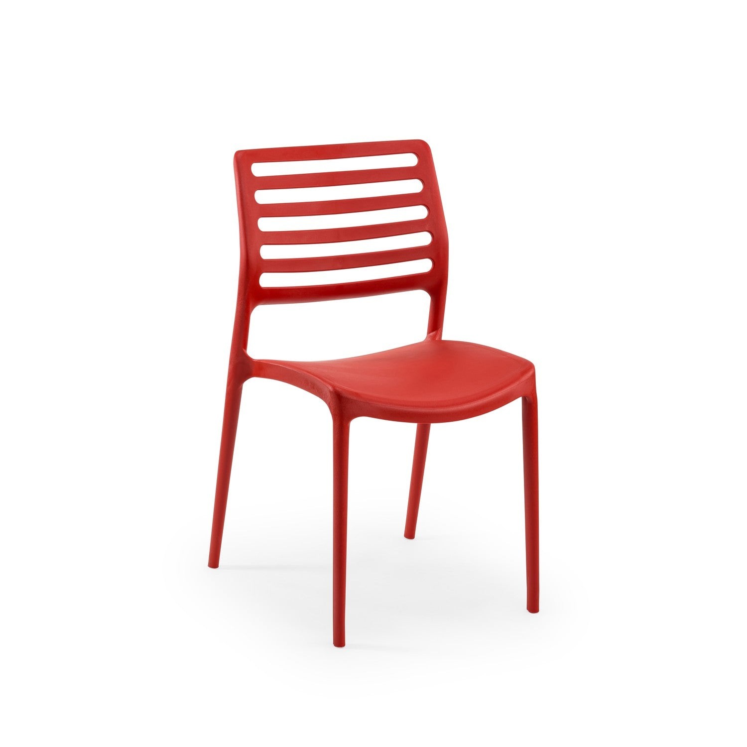 Tilia Chair Louise Stackable Plastic Armless Chair Restaurant Cafe Outdoor BULK