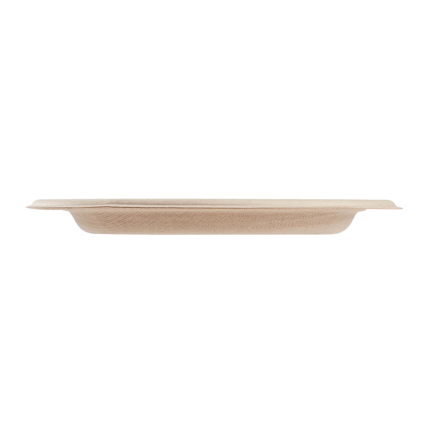 Karat Earth 7» PFAS Free Bagasse Round Plates, Natural – 1000 ct,KE-BPR07N-1CFF