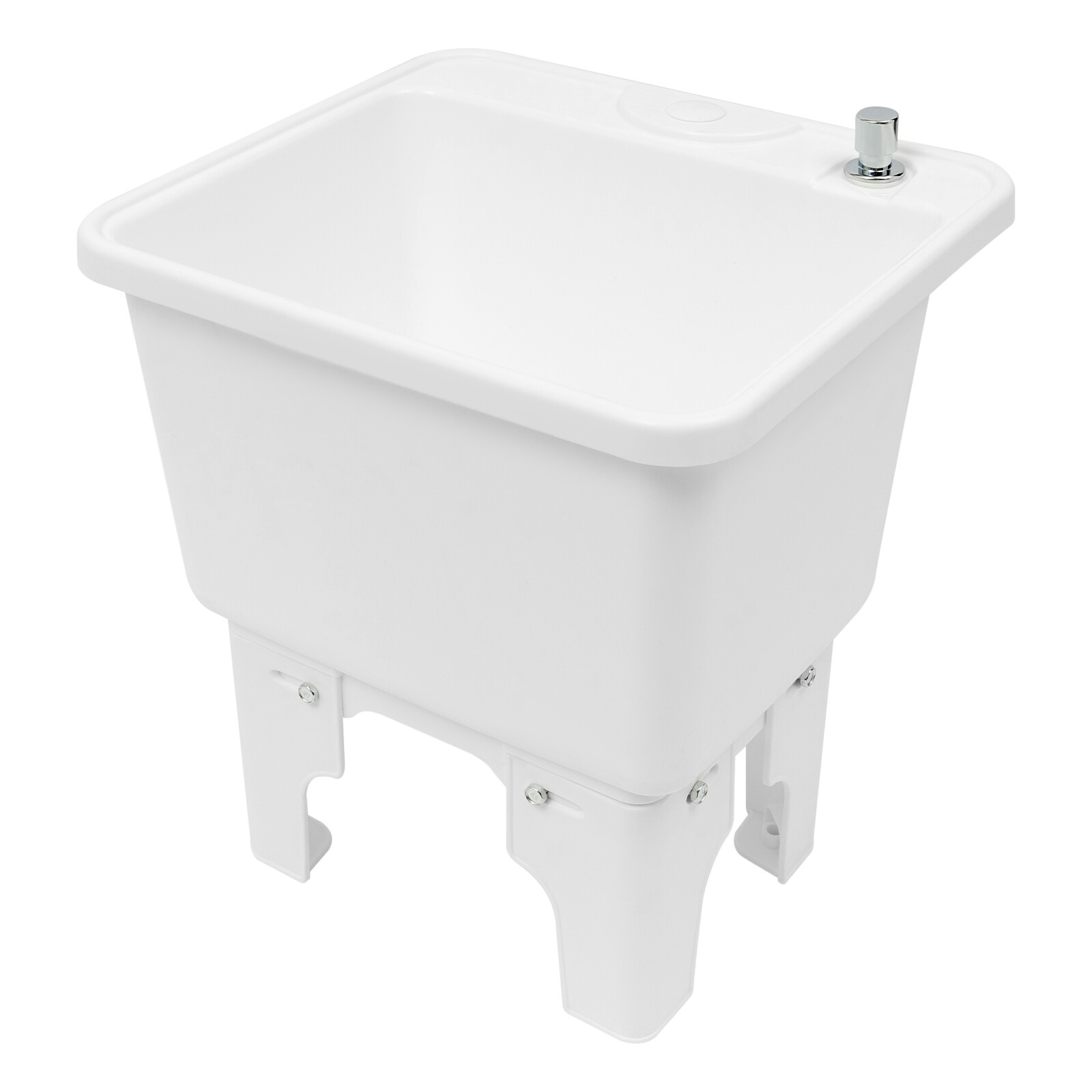 Mop Sink Service Basin Plastic Mop Sink Freestanding Sink 15.7″ x 14″ x 16.9″
