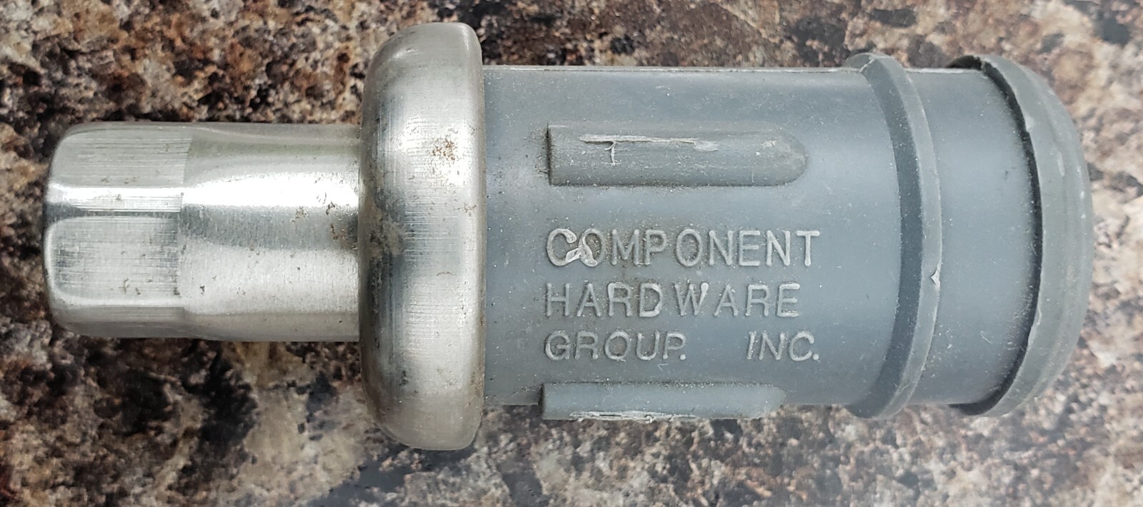 (4) CHG, Inc. 1-1/2″ Rnd Stainless Steel Clad Thermoplastic Adj Hex Foot Insert