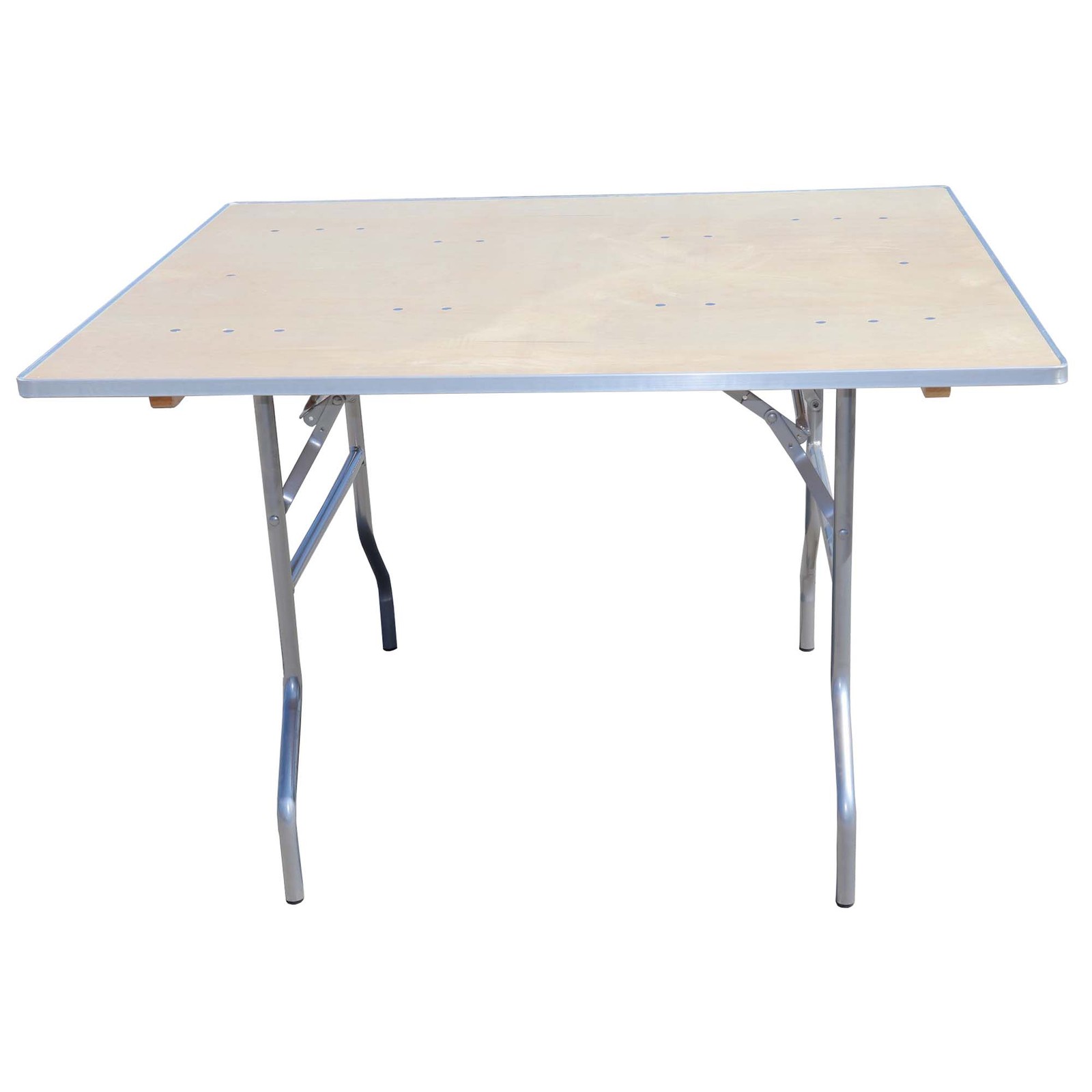 36 in Square Folding Table Birchwood Indoor Outdoor Picnic Dining Tables