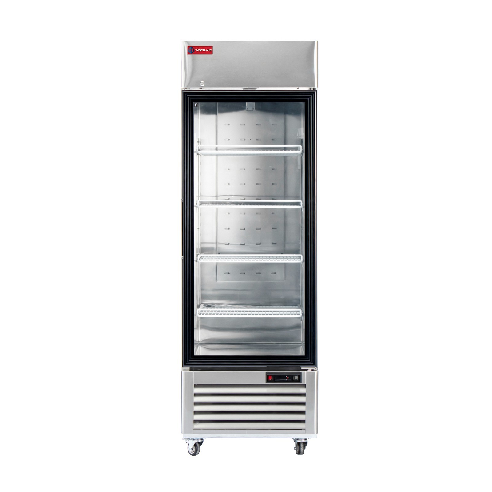 27″ Commercial Display Freezer 1 Glass Door Merchandiser Reach-in 23 Cu.ft