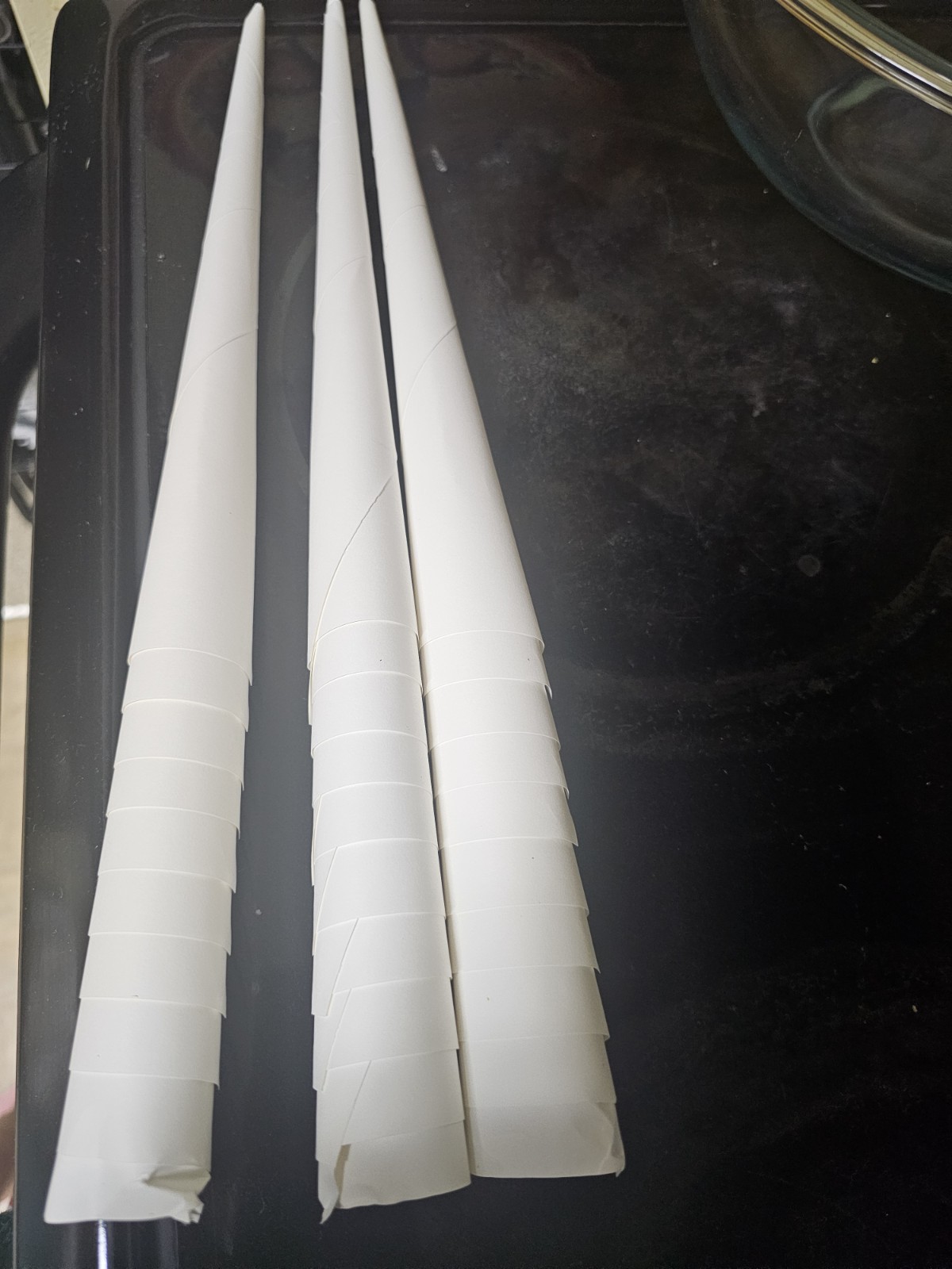 Cotton candy Cone White 10 Pack Unbranded