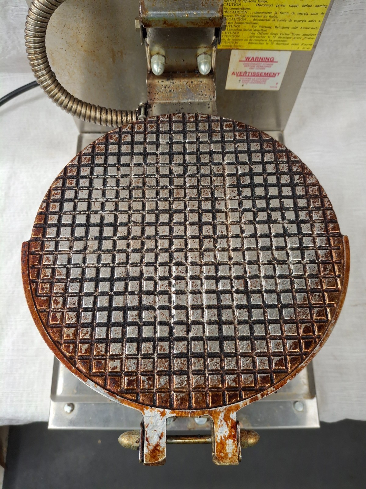 Gold Medal Funfood Equipment Countertop Baker Waffle Crepe Unit Model #5021