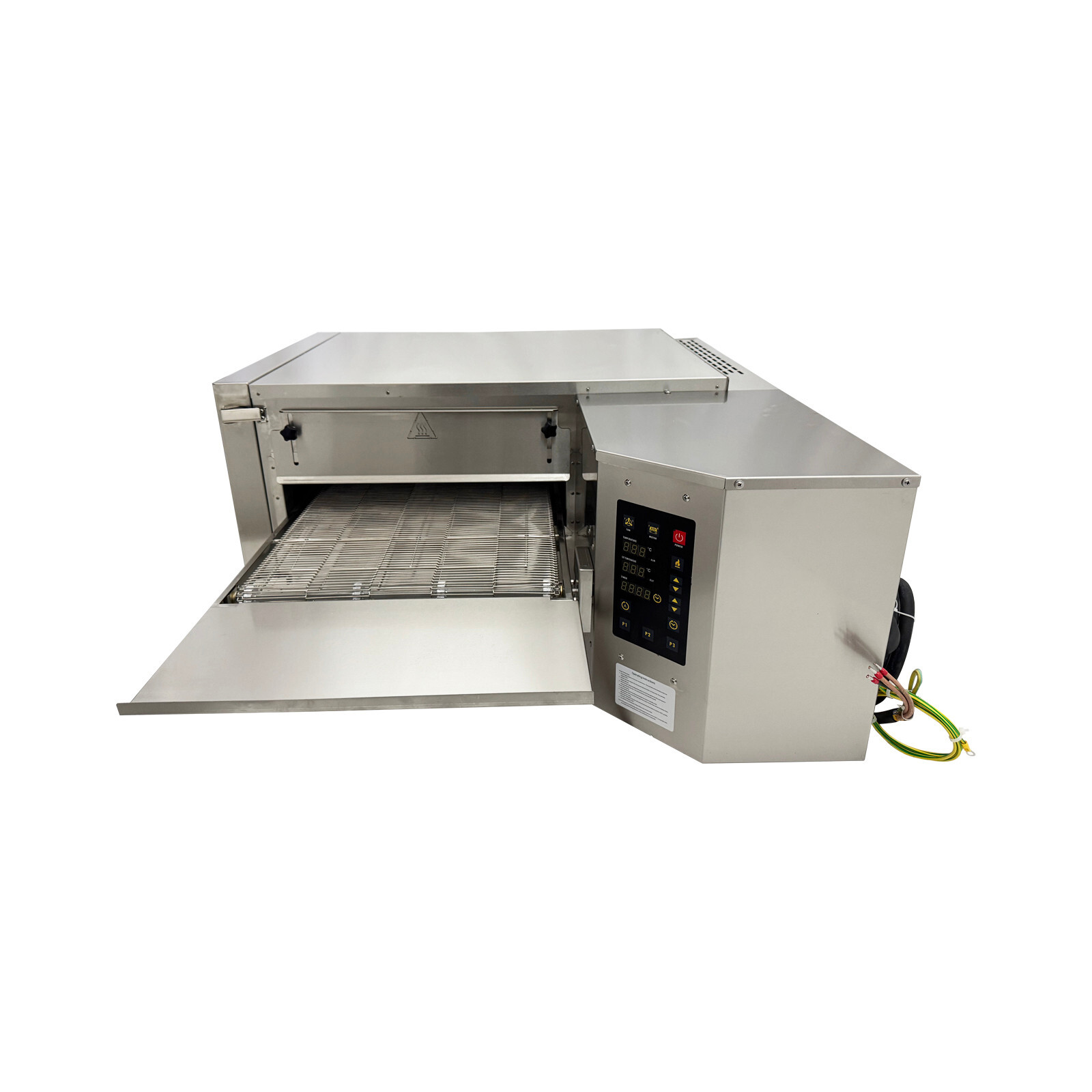 220V 3PH Countertop Conveyor Pizza Oven Commercial Baking Electric Oven 18″ 9KW