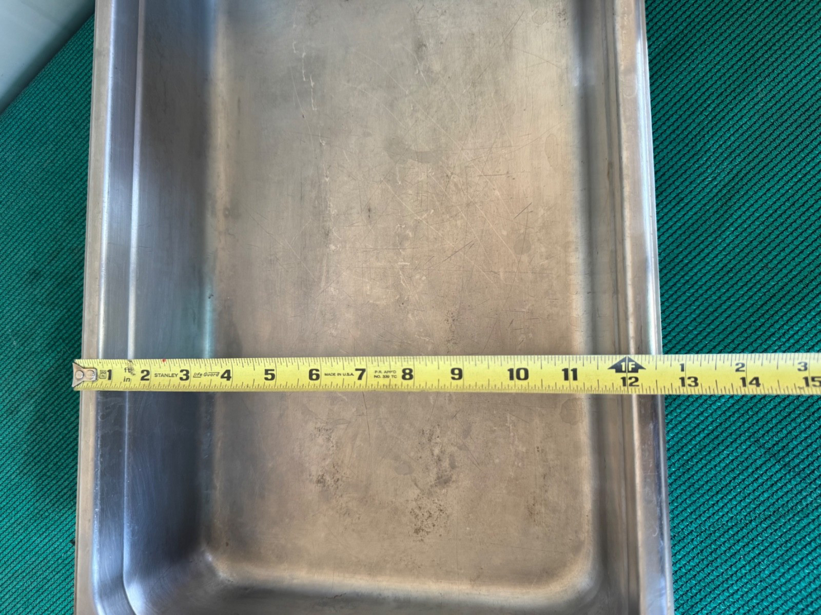 Lot of 11 Stainless Steel 4 inch Deep Steam Table Pans with Lids