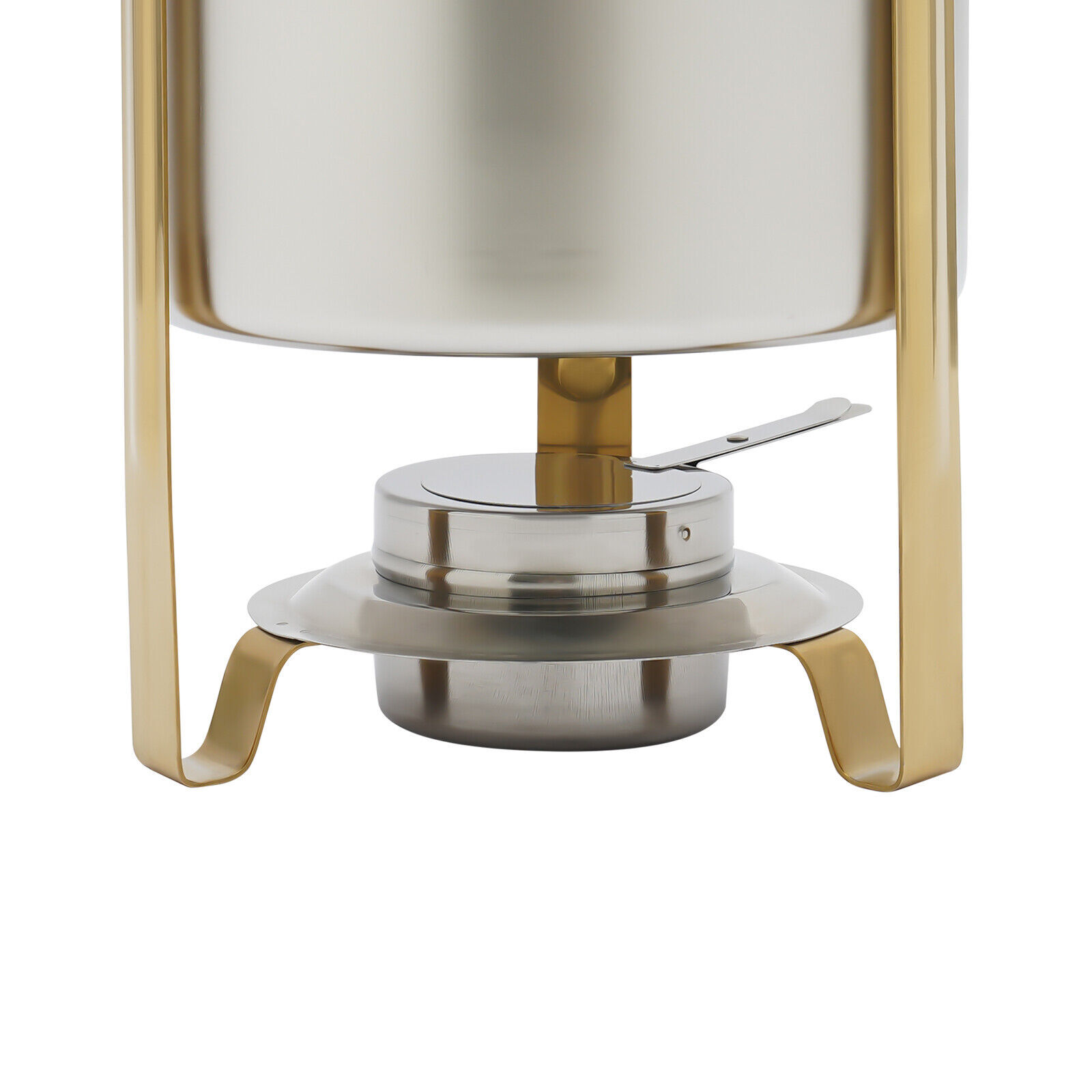 7L Gold Full Size Round Soup Chafer Stainless Steel Buffets Server Food Warmer