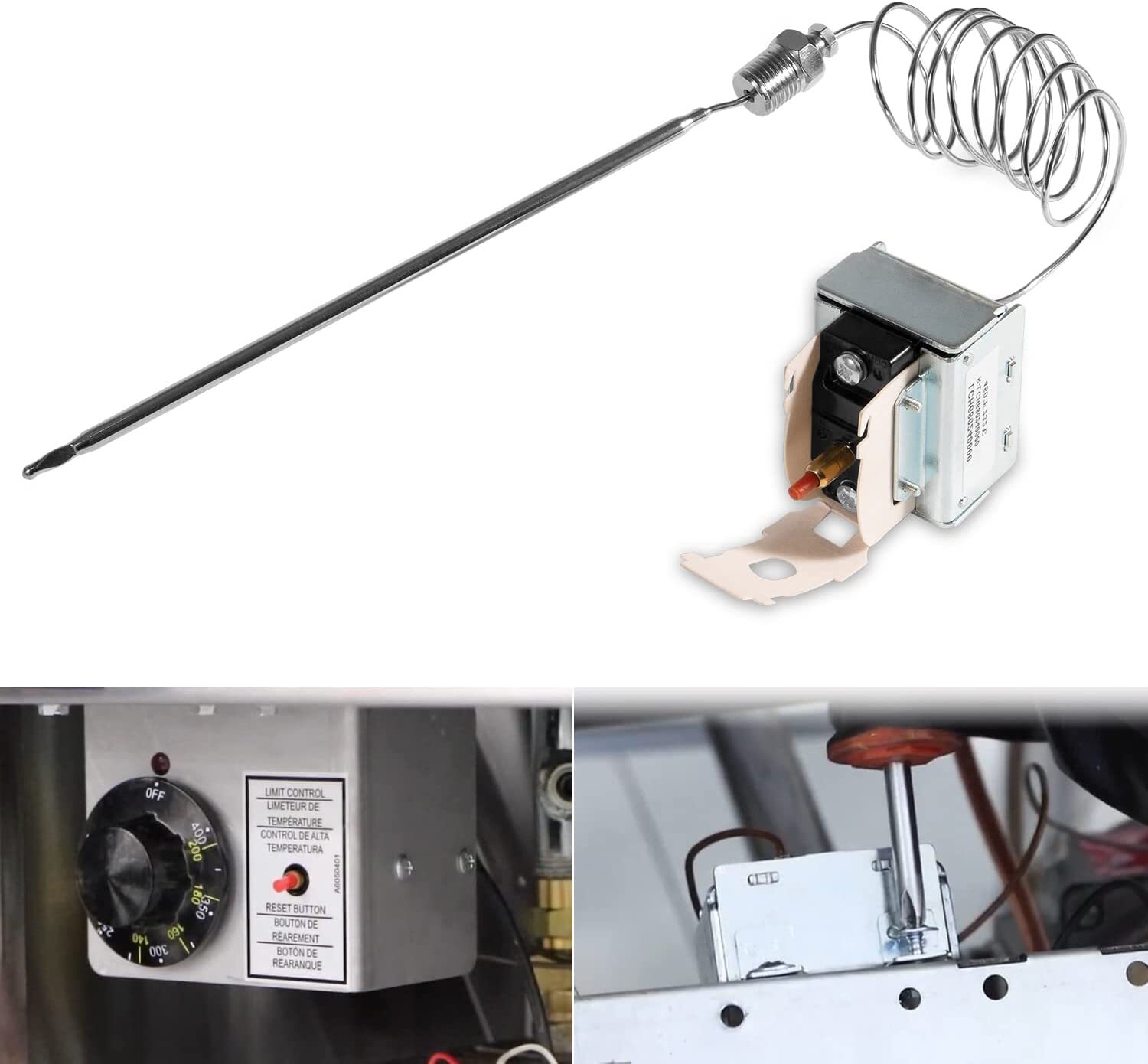 PP10084 High Limit Switch for Pitco All Gas Fryers Safety Thermostat SG14 SG18