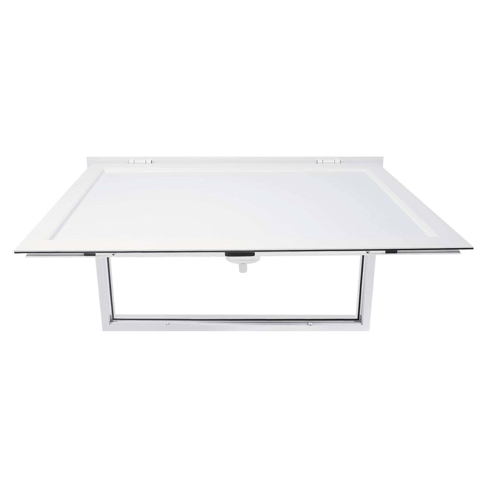 48″L x 32″W White Concession Stand Window Trailer Serving Window Waterproof