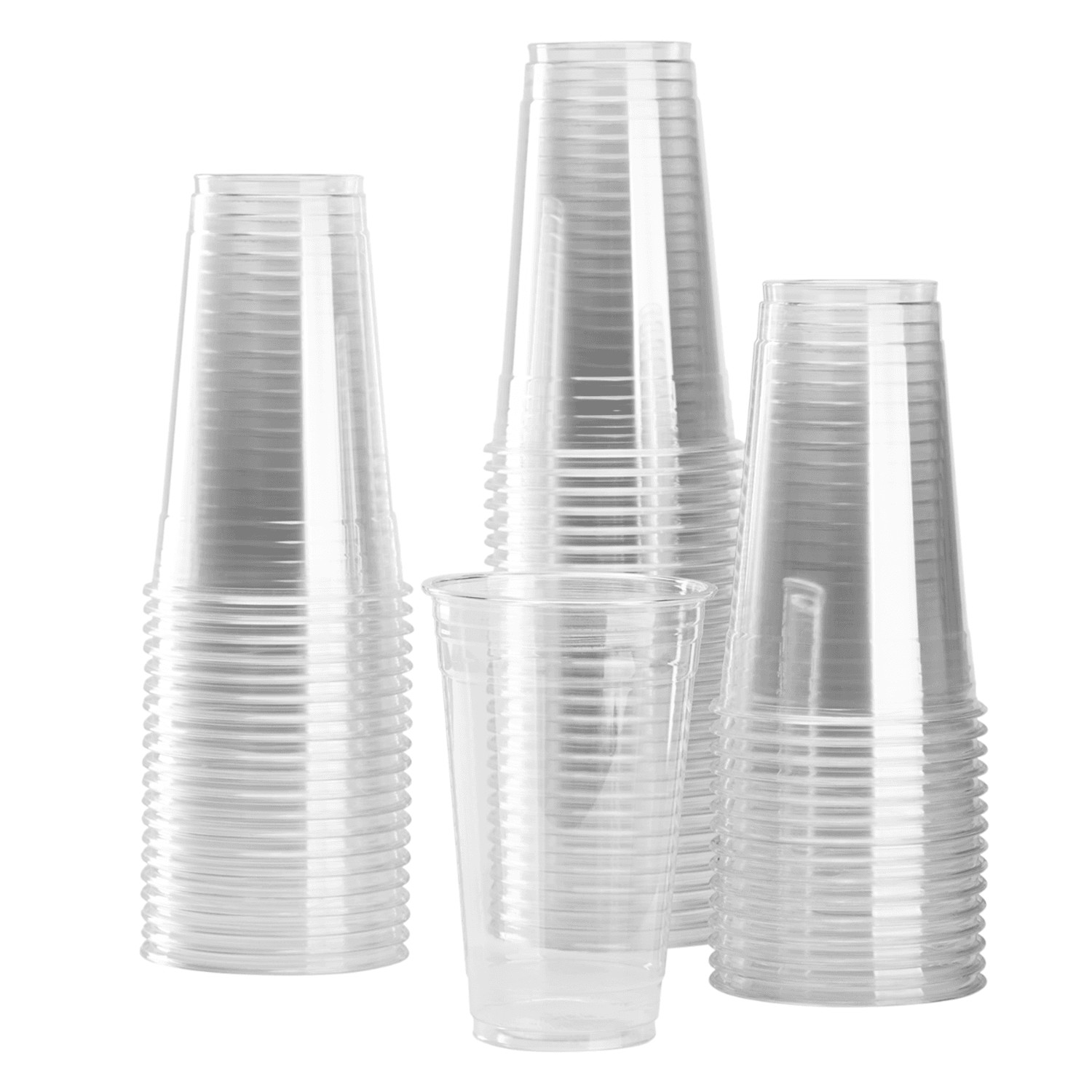 Karat 24oz PET Plastic Cold Cups (98mm) – 600 ct, C-KC24