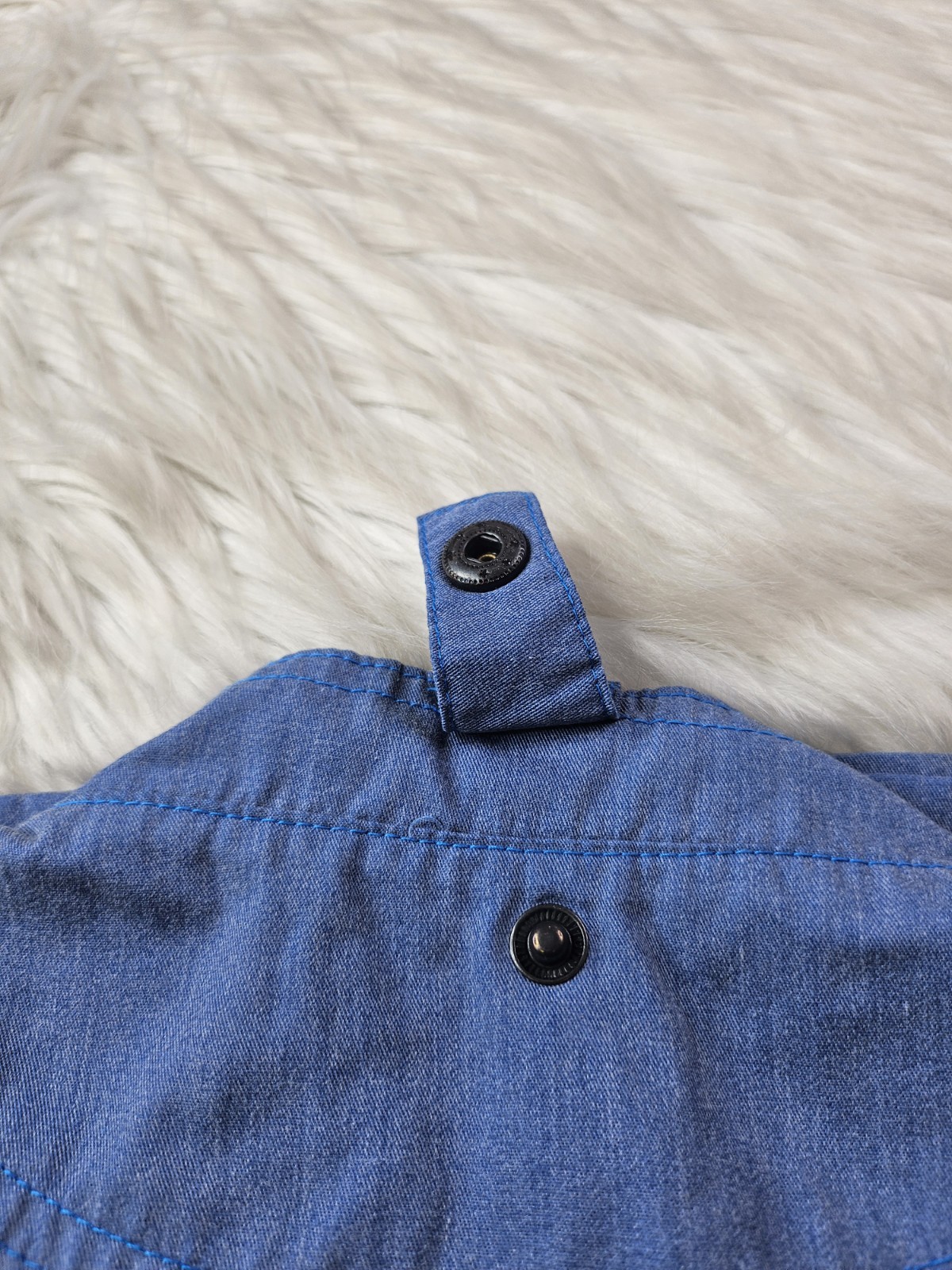 Chef Works Blue Sleeve Chef Shirt Full Front Zipper, SZ(XL) NWOT