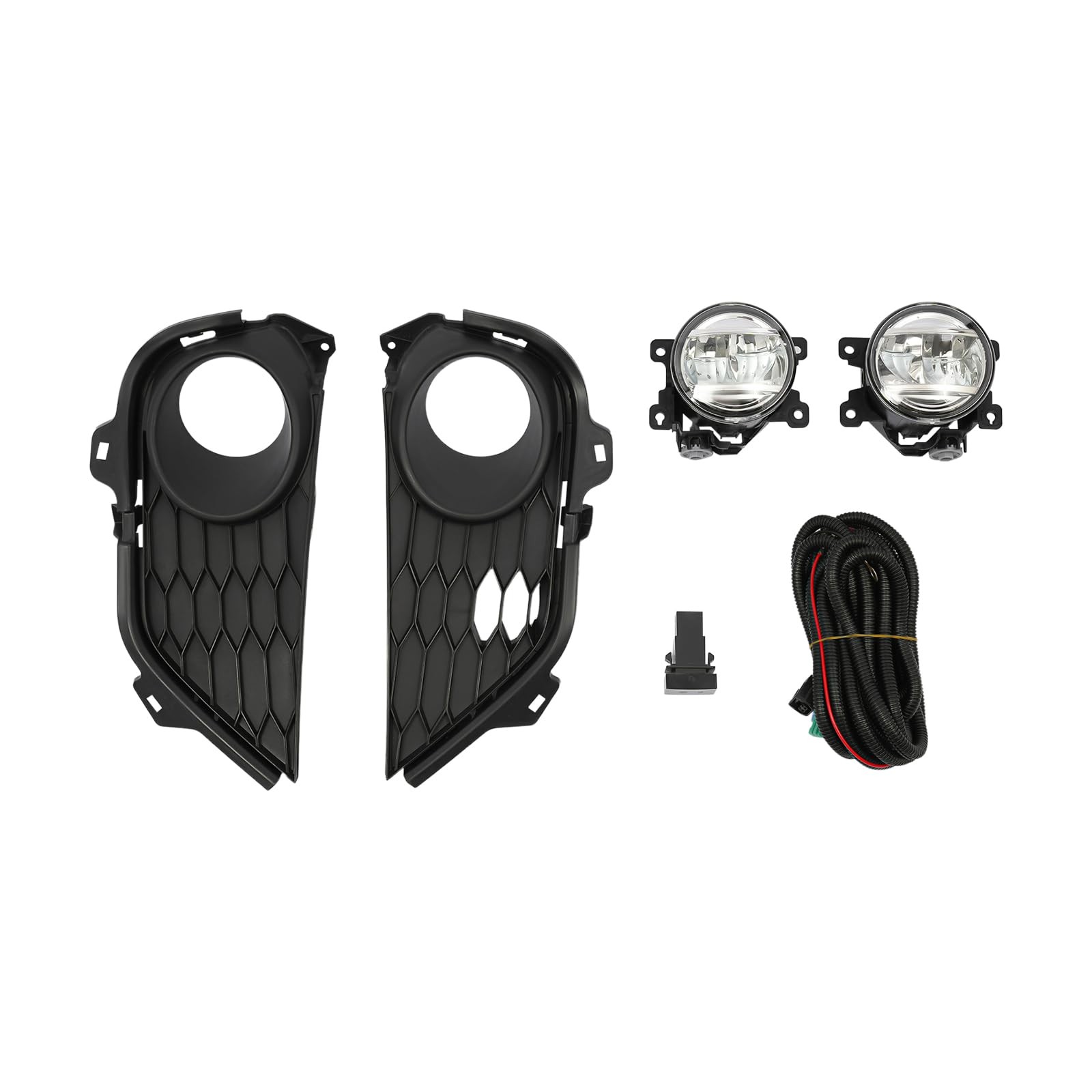 LED Fog Light Pair for 2019-2022 Honda Pilot Clear Black Housing OE 71102TG7A60
