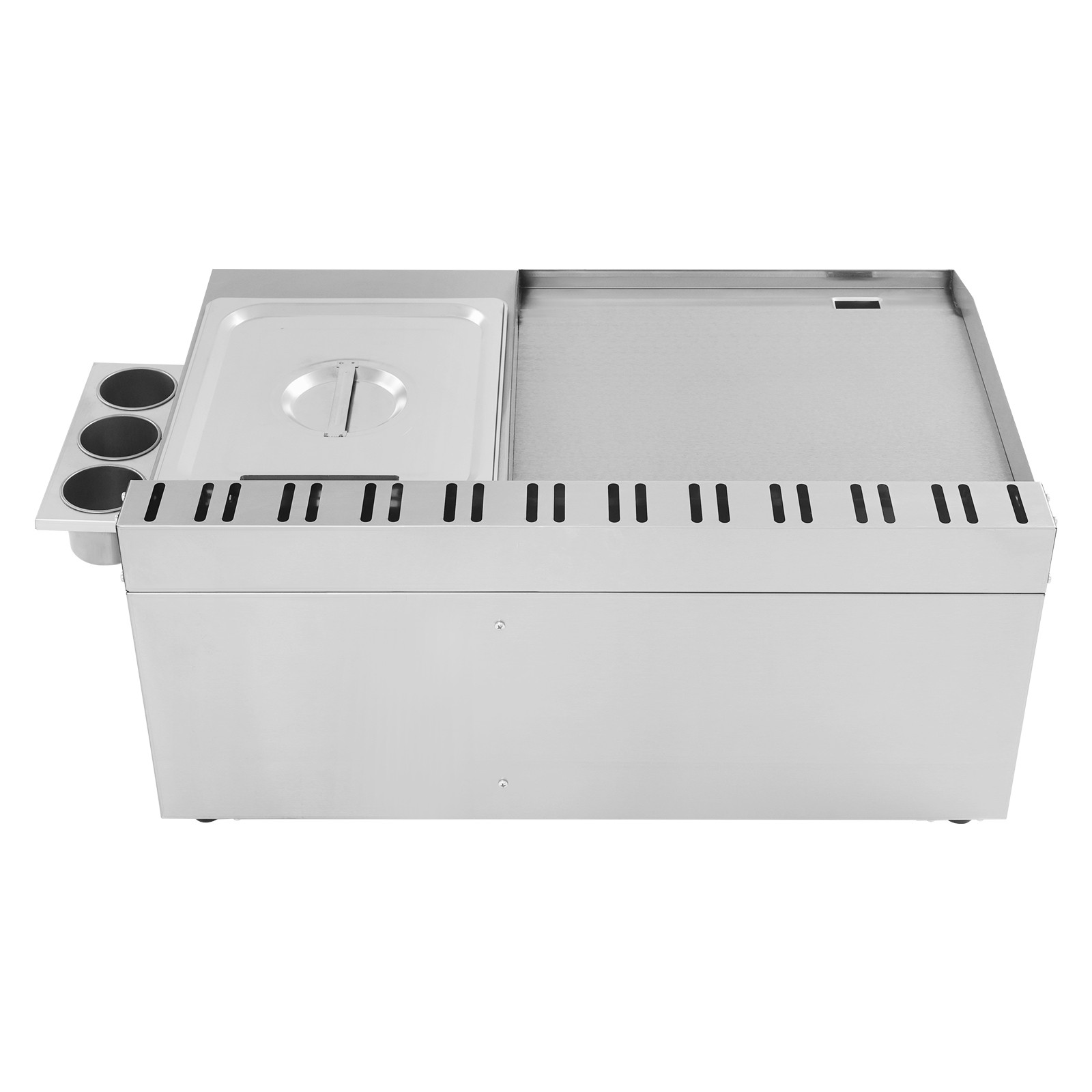Commercial Deep Fryer 6L Countertop Gas Fryer Restaurant with Grill Griddle