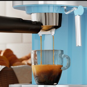 20 Bar Espresso Machine,Semi-Automatic Espresso Machine with Milk Frother Steam