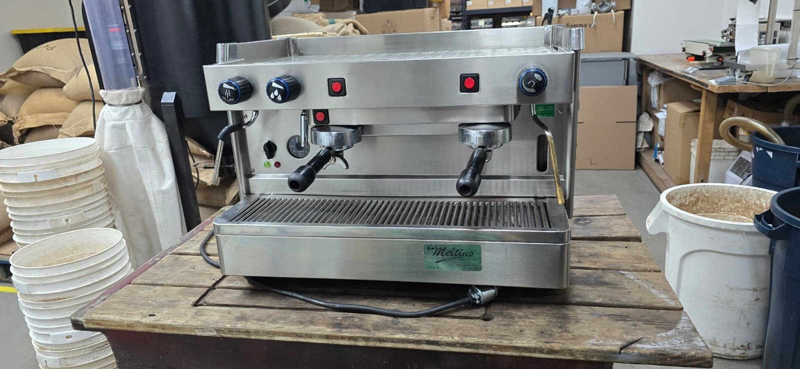 NEW 2 Group Stainless Steel Commercial Espresso Cappuccino Machine Handmade