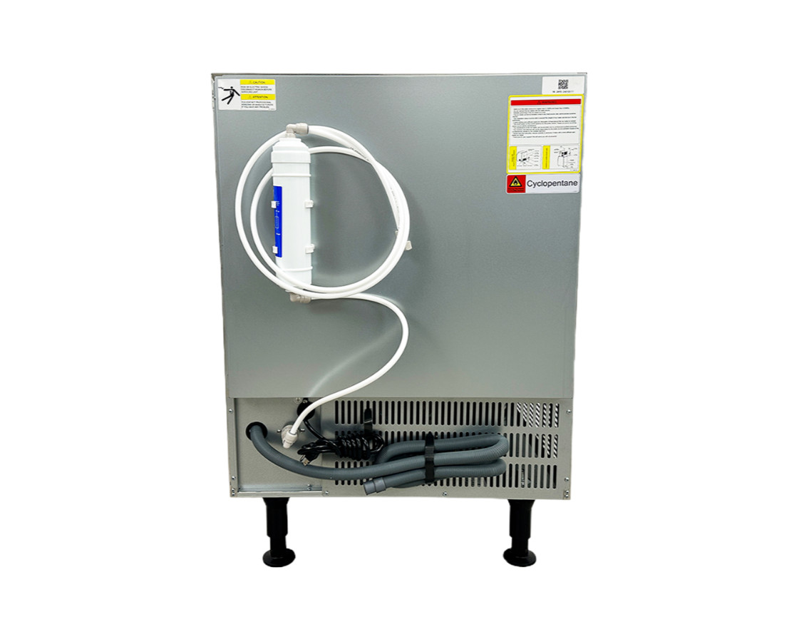 NSF Commercial Cube Ice Maker 219 LBS/ Day, Free Standing Ice Machine