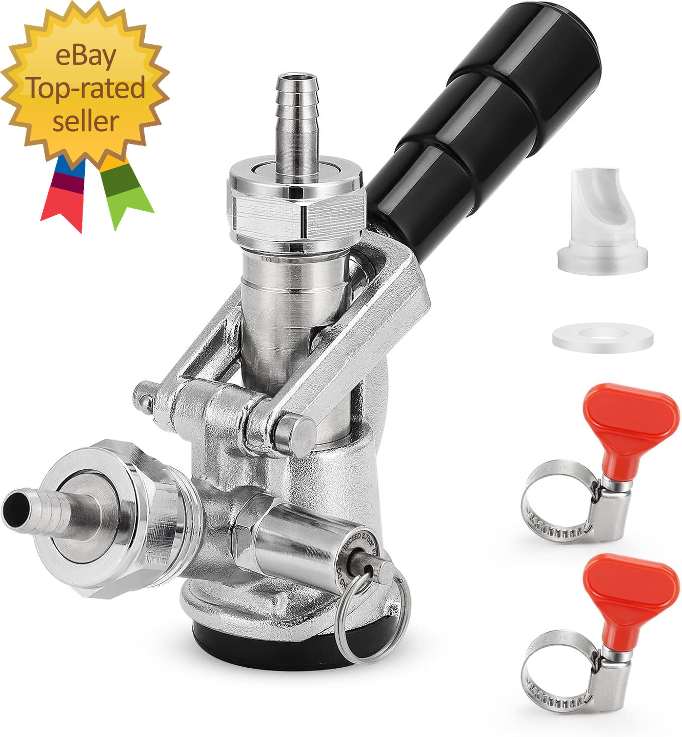 Keg Coupler 304 Stainless Steel Probe Sankey Keg Coupler D System Keg Tap for