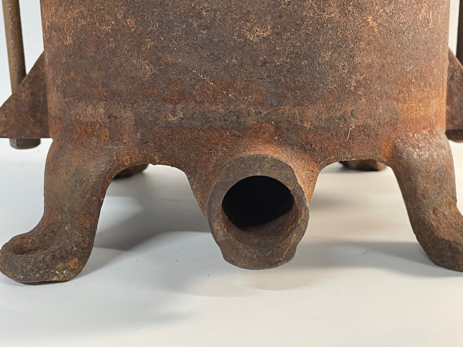 Antique Enterprise MFG Co Cast Iron Sausage Stuffer Lard & Fruit Press Original