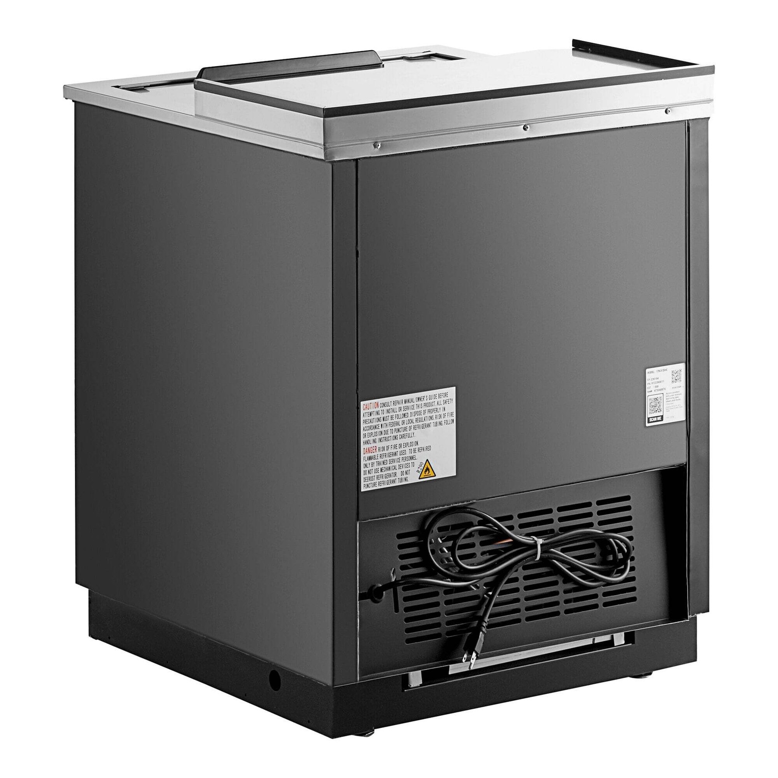 26″ Black Glass Froster / Plate Chiller – 115V