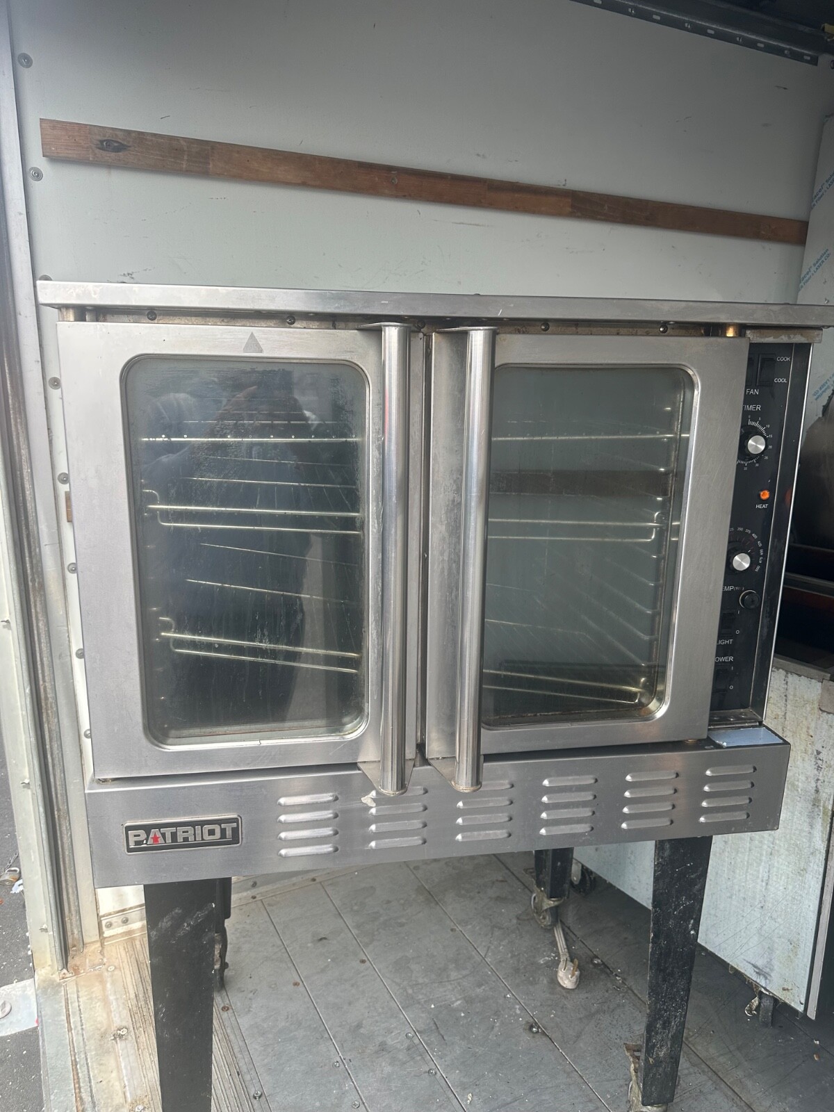 Patriot electric convection oven commercial used, still under factory warranty.