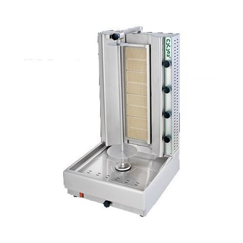 Eurodib USA DG8AN Visvardis Gyro Machine, Gas, 90-140lbs Capacity, 48,000 BTU