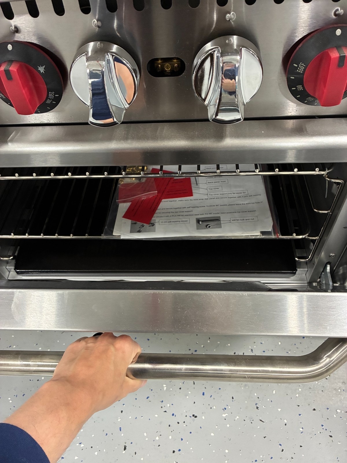 CULITEK 60″ 6 BURNERS, 24″ GRIDDLE , 2 OVENS
