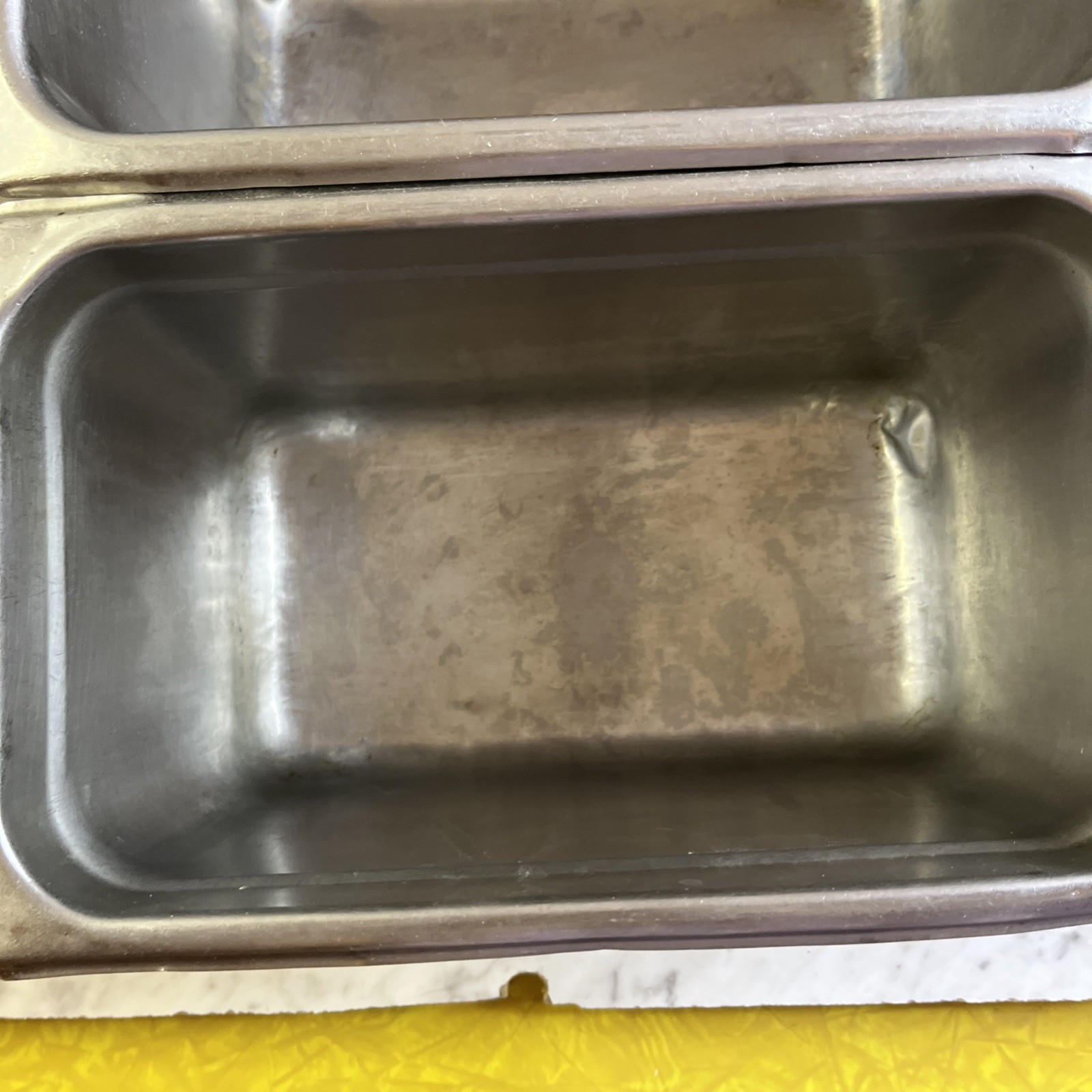 NSF Commercial Metal Pan Lot Stainless Steel 5 Piece 4 8/46 Food Service